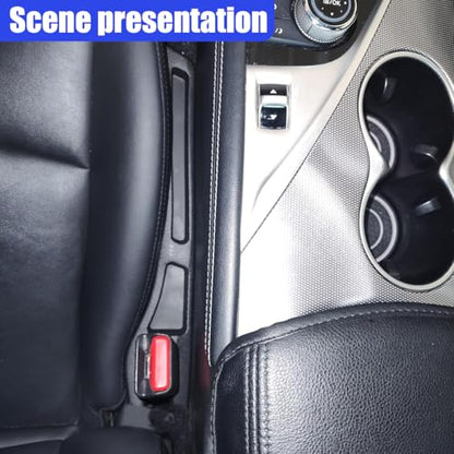 2PCS Car Seat Gap Filler Organizer (Black)