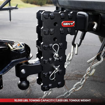 Solid Shank Adjustable Tow Hitch with Dual