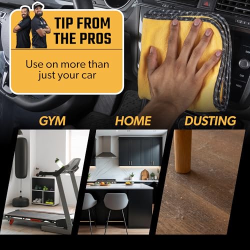 Professional Microfiber Towels (Yellow)