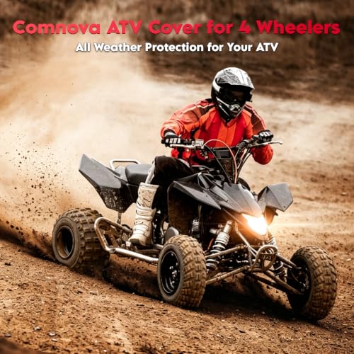 Comnova ATV Cover for 4 Wheelers (Black / 84 Inch)