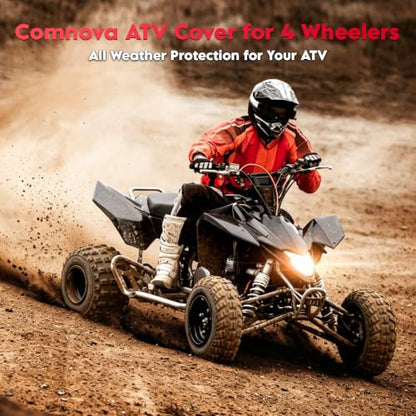 Comnova ATV Cover for 4 Wheelers (Black / 95 Inch)