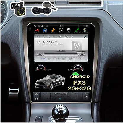 Car Stereo Radio GPS for Ford Mustang 2010 (PX3 Quad core 2G+32G AUTO A/C & Manual A/C)