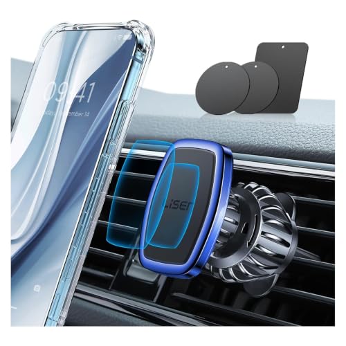 Magnetic Phone Holder for Car Phone Holder with Upgraded Clip (Blue)