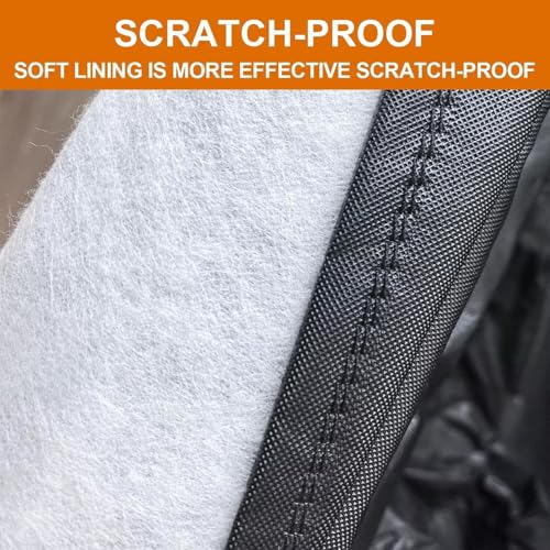 7 Layers Waterproof SUV Car Cover for Toyota Sequoia 2000 (PE-Black / Custom Fit Toyota Sequoia)