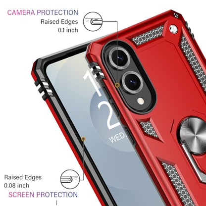 for Galaxy S25 Edge Case (Galaxy S25 Edge(Medium 6.7") / Red)
