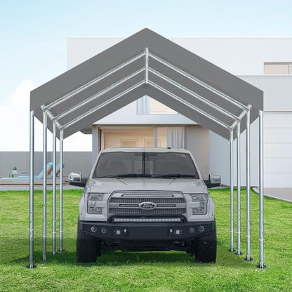 12'x20' Carport Canopy Replacement Cover Gray (['Grey'] / 12'x20')