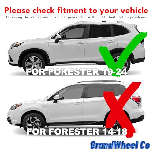 Window Deflectors Smoke Tinted in (For Forester 19-24)