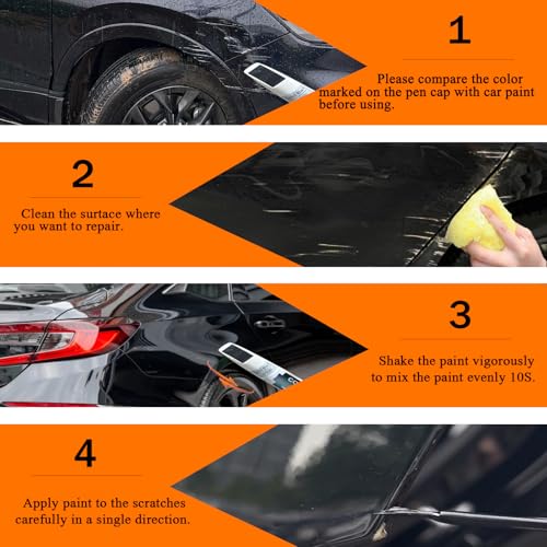 Car Touch Up Paint (Lunar Silver Metallic(NH-830M) for Accord/Civic/CR-V/Fit/HR-V/Insight/Odyssey-models/Passport/Pilot/Ridgeline)
