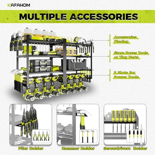 Power Tool Organizer (New 2 Pack / Black-2Pack)