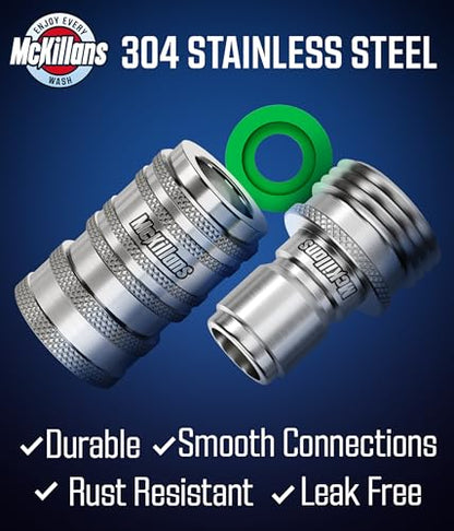 2025 Automatic Garden Hose Quick Connect [UNIVERSAL FIT] (Automatic Quick Connects)