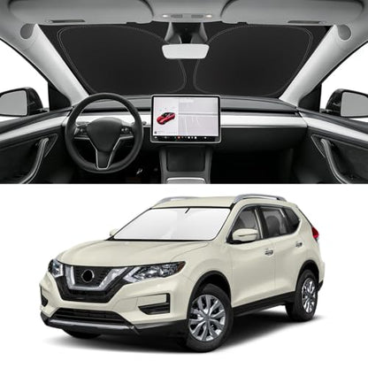 Custom Fit Windshield Sun Shade for Nissan Rogue 2014 (for 2014-2020 Nissan Rogue)