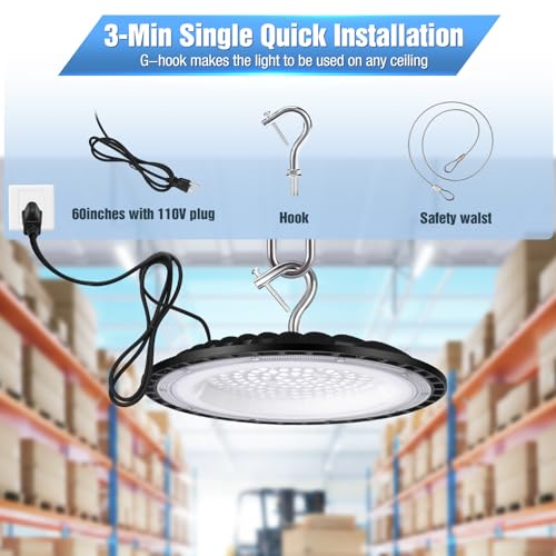 20 Pack 150W UFO Led High Bay Light Fixture