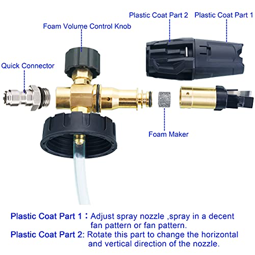 Foam Cannon for Pressure Washer (1 L)