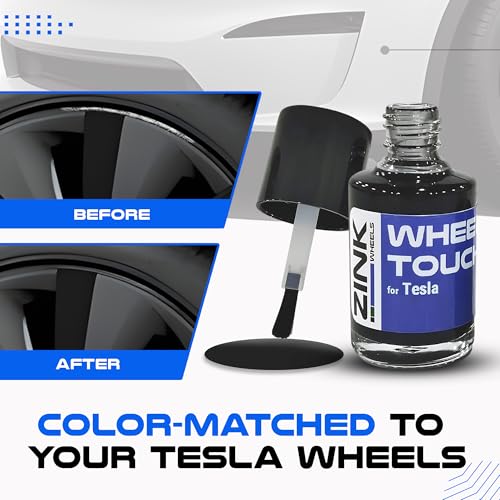 Premium Tesla Wheel Curb Rash Repair Kit for Model S 19 (Tesla Model S / 19" Grey Tempest)