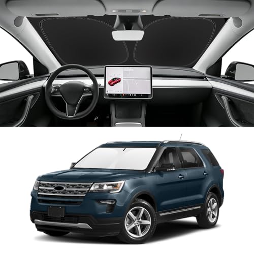 Custom Fit Windshield Sun Shade for Ford Explorer 2011 (for 2011-2019 Ford Explorer)