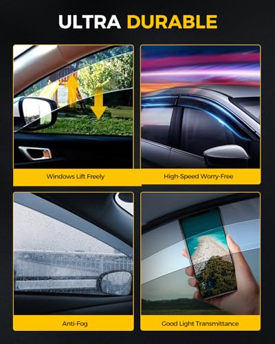 Rain Guards for Car Windows (For Traverse 2018-2023)