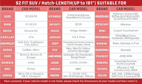 Full Exterior SUV Covers for Waterproof with Red Stripe Design (Universal Fit - 2-S2 SUV Length up to 181 inch)