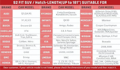 Full Exterior SUV Covers for Waterproof with Red Stripe Design (Universal Fit - 2-S2 SUV Length up to 181 inch)