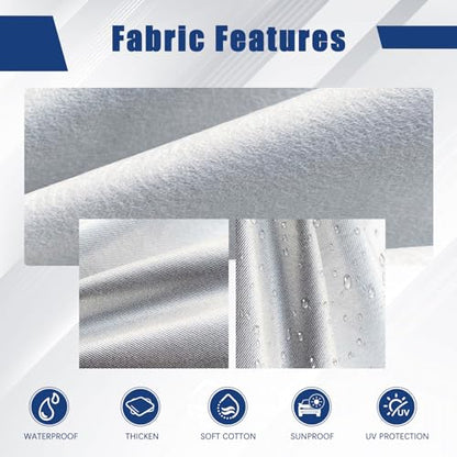 6 Layers Waterproof SUV Car Cover for Chevrolet Equinox 2005 (LM-Silver / 16. Custom Fit Chevrolet Equinox)