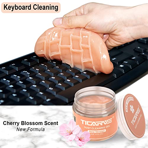 Cleaning Gel for Car Detail Putty Car Vent Cleaner Upgrade Orange (Orange 1Boxed)