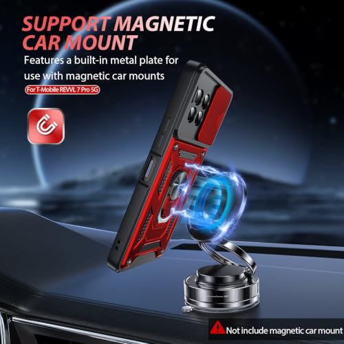 for T Mobile Revvl 7 Pro Case (T-Mobile REVVL 7 Pro（6.78"） / Red)