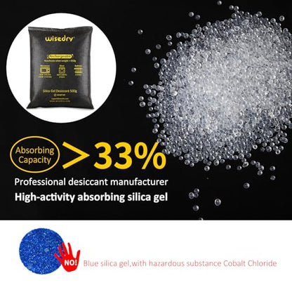 2 x 500 Gram [2.2 lbs] Rechargeable Silica Gel Car Dehumidifier (500 Gram)