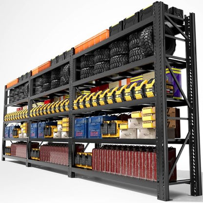 Garage Shelving Heavy Duty (236 in Wide - 5 Tier - 24000 lbs Load)