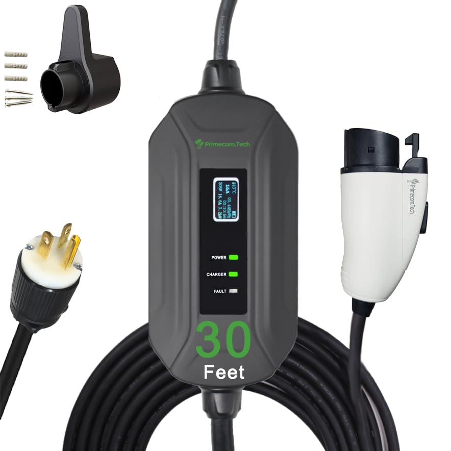 PRIMECOM Level 2 EV Charger 220 (6-20P / 30 Feet)