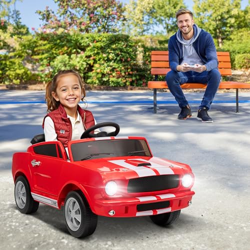12V Licensed Shelby Electric Car for Kids (Red)