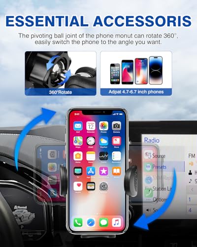 Car Phone Holder for 2021 (Auto-Look+Organizer / Toyota Sienna 2021-2024)