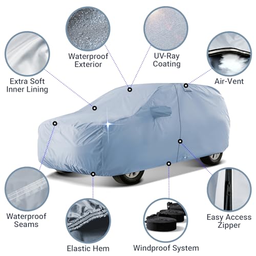 Premium Car Cover for 1946 (76. Sedan Delivery 1946-1960 / Sky Gray)