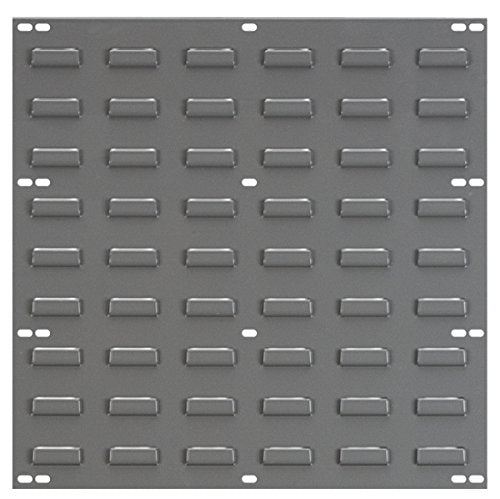 30618 Heavy Duty Wall Mount Garage Storage Steel Louvered Panel (Grey / 18-Inch W x 19-Inch H)