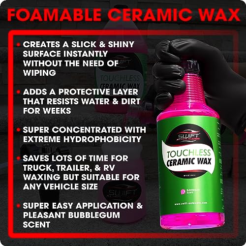 Swift Touchless Ceramic Foamable Wax (32 Fl Oz)