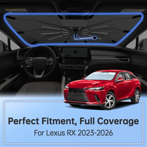 Windshield Sun Shade Umbrella for Lexus RX 2023 (for Lexus RX 2023-2026)