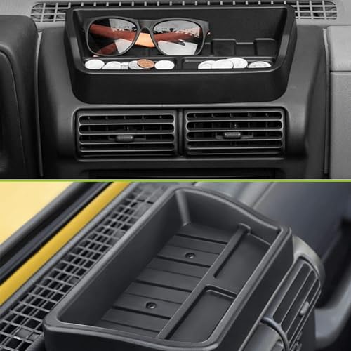 Center Console Organizer Dash Storage Tray for Jeep Wrangler TJ 1997