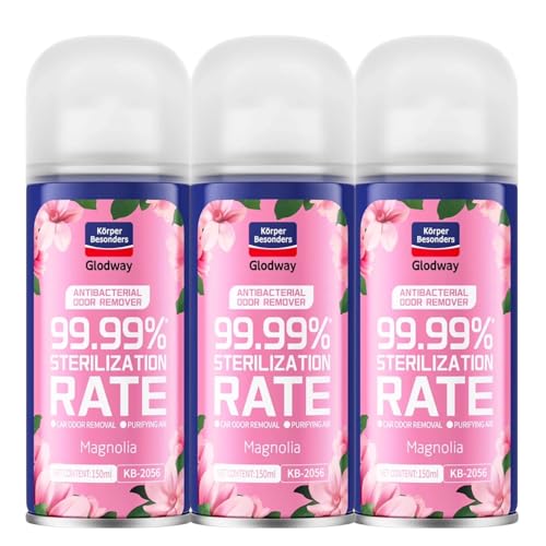 Glodway Car Air Freshener Spray (6 Ounce (Pack of 3) / Pink)