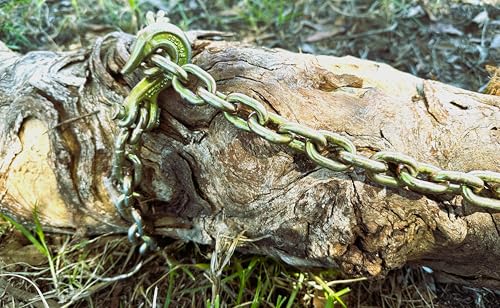 Heavy Duty 3 8”x 10ft Grade 70 Recovery Log Chain (10 ft of 3/8")