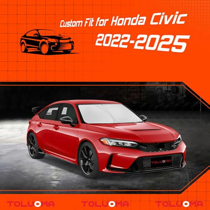 Custom Fit Windshield Sun Shade for Honda Civic 2022 (for Honda Civic 2022-2025)