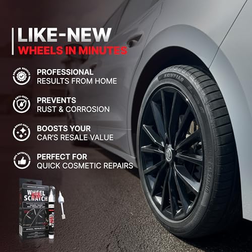 Anthracite Rim Touch Up Paint Wheel Scratch Repair Kit (Gray - Anthracite - Kit)