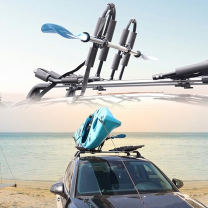Premium Kayak Roof Rack (Folding - 1 Pair)