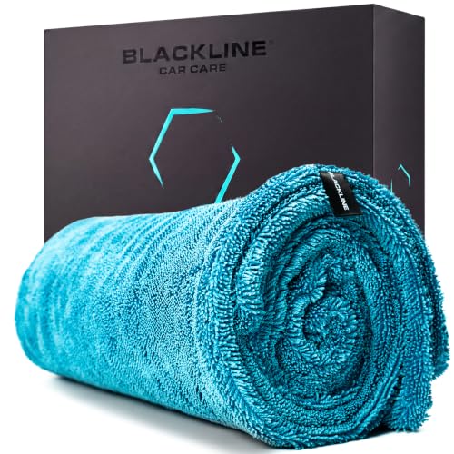 Microfiber Car Drying Towel 24"x36" (Aqua / 24"x36" Double sided)
