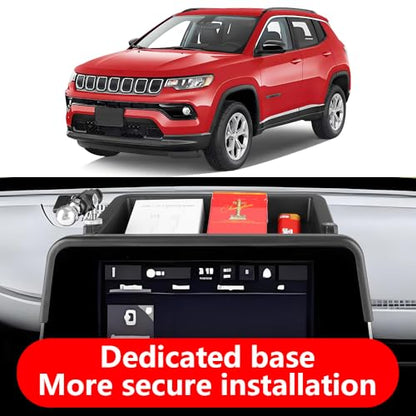 Car Phone Holder Center Console Organizer for Jeep Compass 2022 (for Jeep Compass 2022-2026【8.4-inch Screen】)