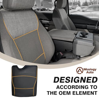 Armrest Cover for Ford F150 2015+ & F250 2017+ (2) 15-26 |F150| Jump Seat, +Thick)