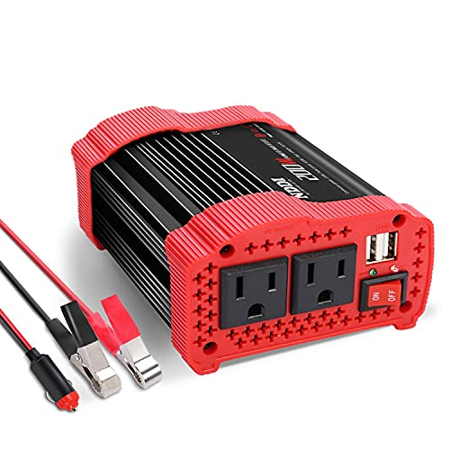 200W Car Power Inverter (200W Red)