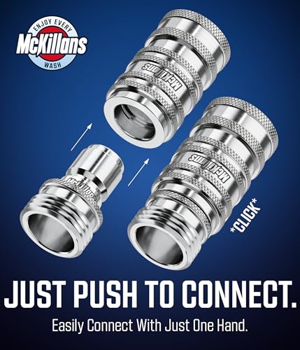 2025 Automatic Garden Hose Quick Connect [UNIVERSAL FIT] (Automatic Quick Connects)