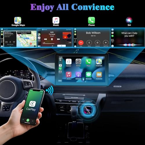 2026 Wireless CarPlay Adapter Upgrade Wired CarPlay to Wireless (Multicolor)