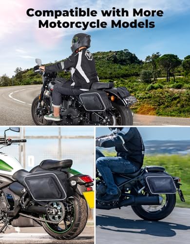 Motorcycle Saddlebags Expandable 22