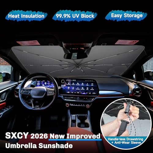 for 2024 2025 2026 Chevy Traverse Windshield Umbrella Sunshade (2024 2025 Chevy Traverse（Umbrella）)