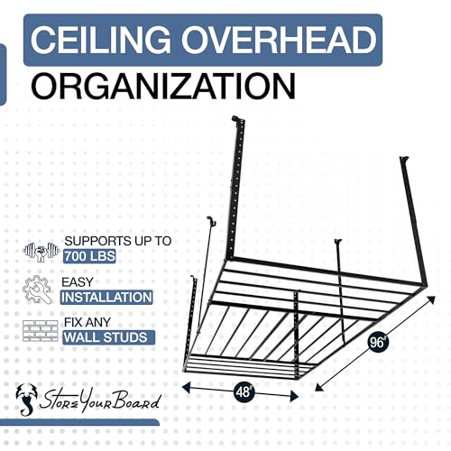 4 x 8 Overhead Garage Storage Rack (4 x 8 ft)