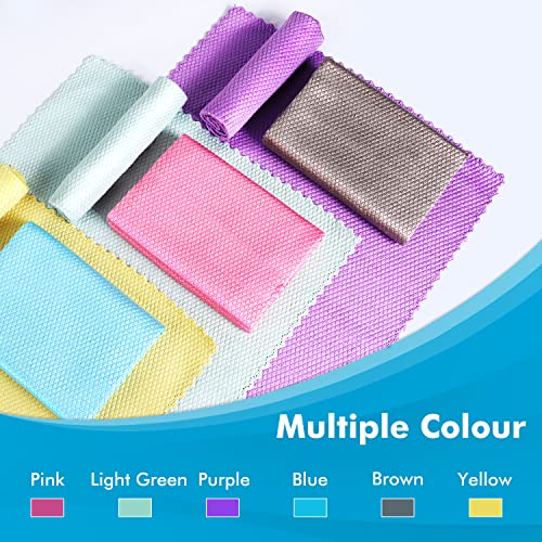 Easy Clean Fish Scale Nanoscale Dish Cloths (6 Color Assorted 24p)